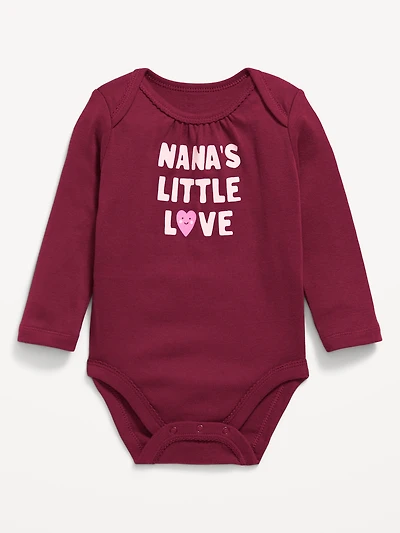 Long-Sleeve Graphic Bodysuit for Baby