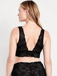 V-Neck Lace Bralette