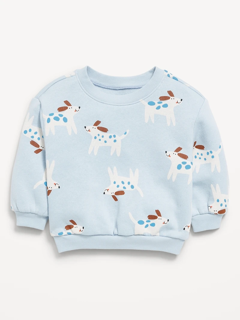 Printed Crew-Neck Sweatshirt for Baby