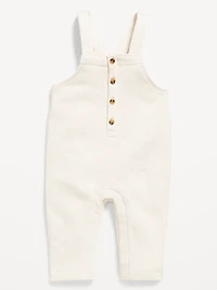 Fleece Button-Front Overalls for Baby