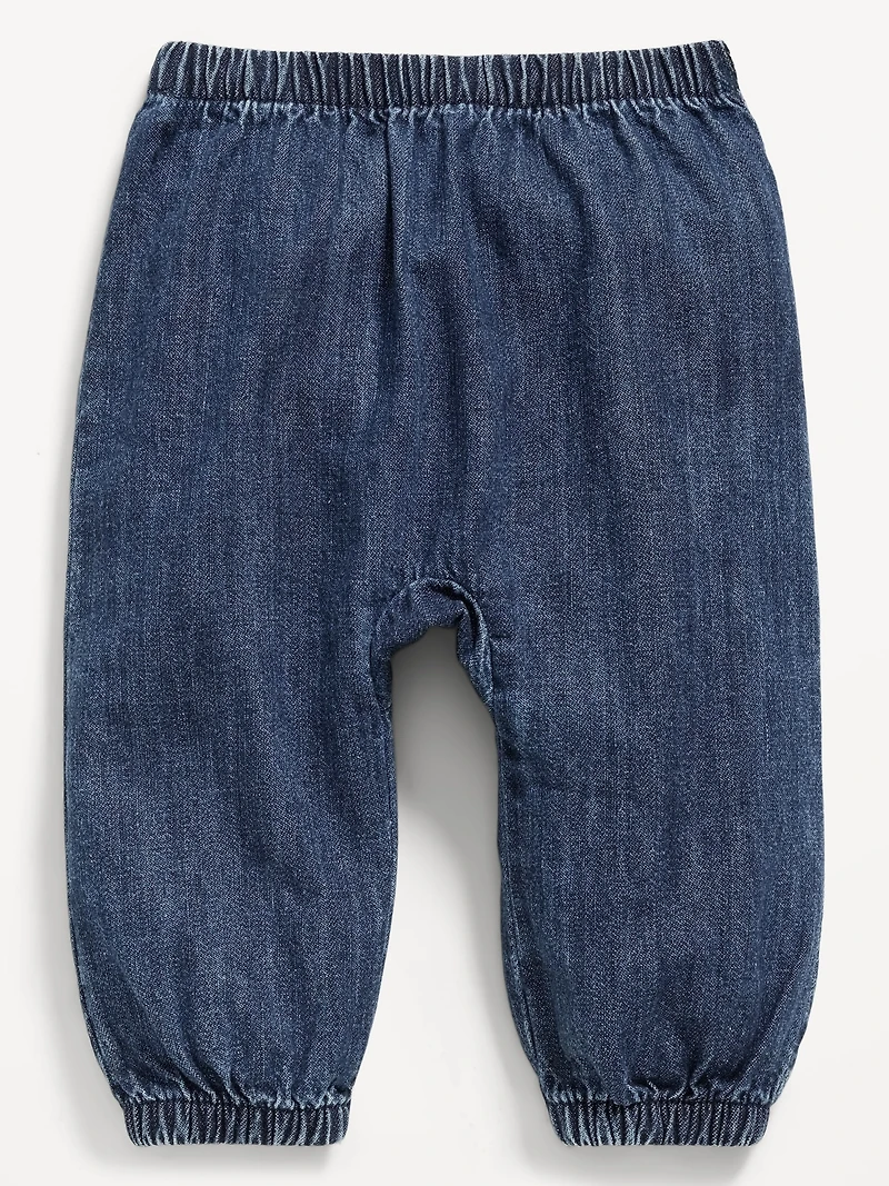 Pull-On Chambray Pants for Baby