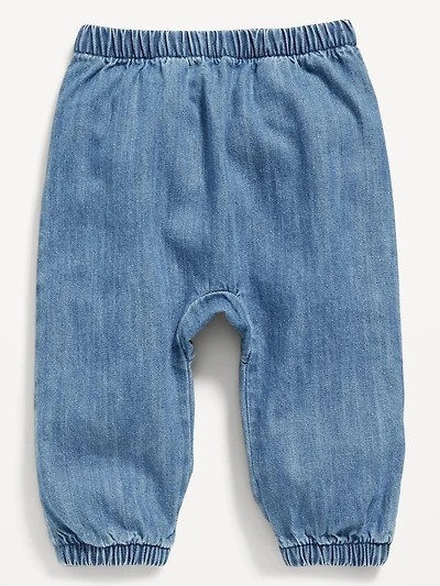 Pull-On Chambray Pants for Baby