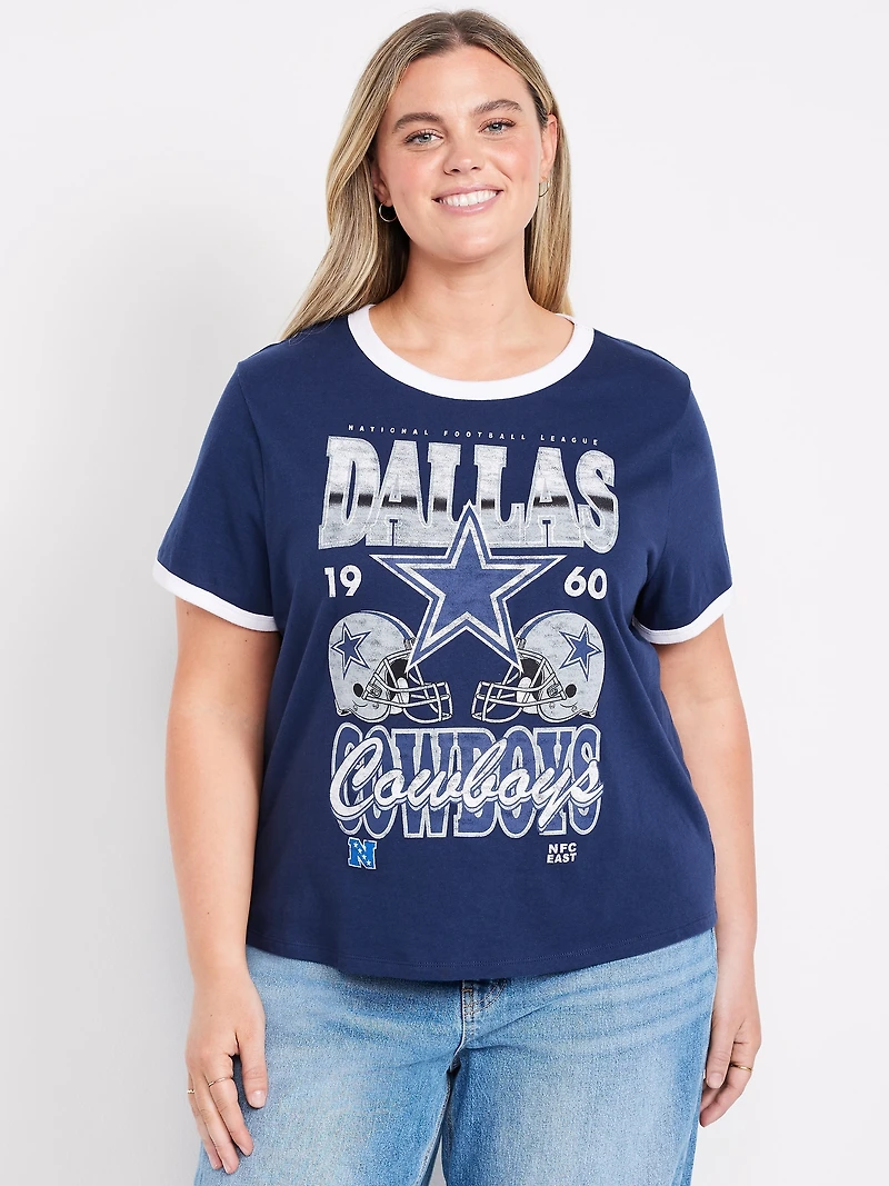 Dallas Cowboys EveryWear Crew-Neck Ringer T-Shirt
