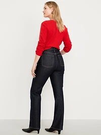 Extra High-Waisted Baby Boot-Cut Jeans