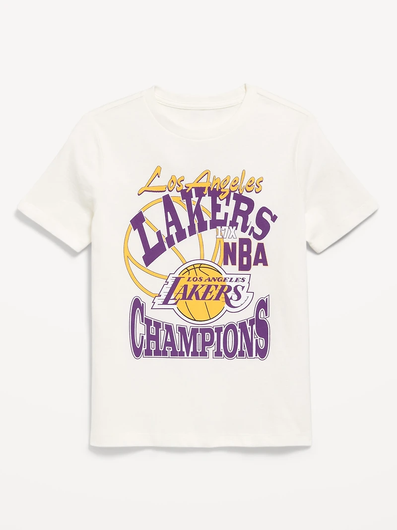 NBA© Los Angeles Lakers© Gender-Neutral Graphic T-Shirt for Kids
