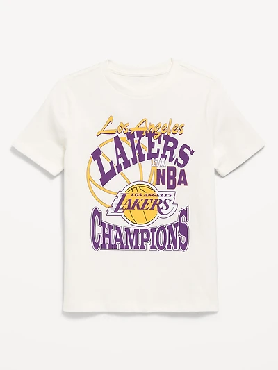 NBA© Los Angeles Lakers© Gender-Neutral Graphic T-Shirt for Kids