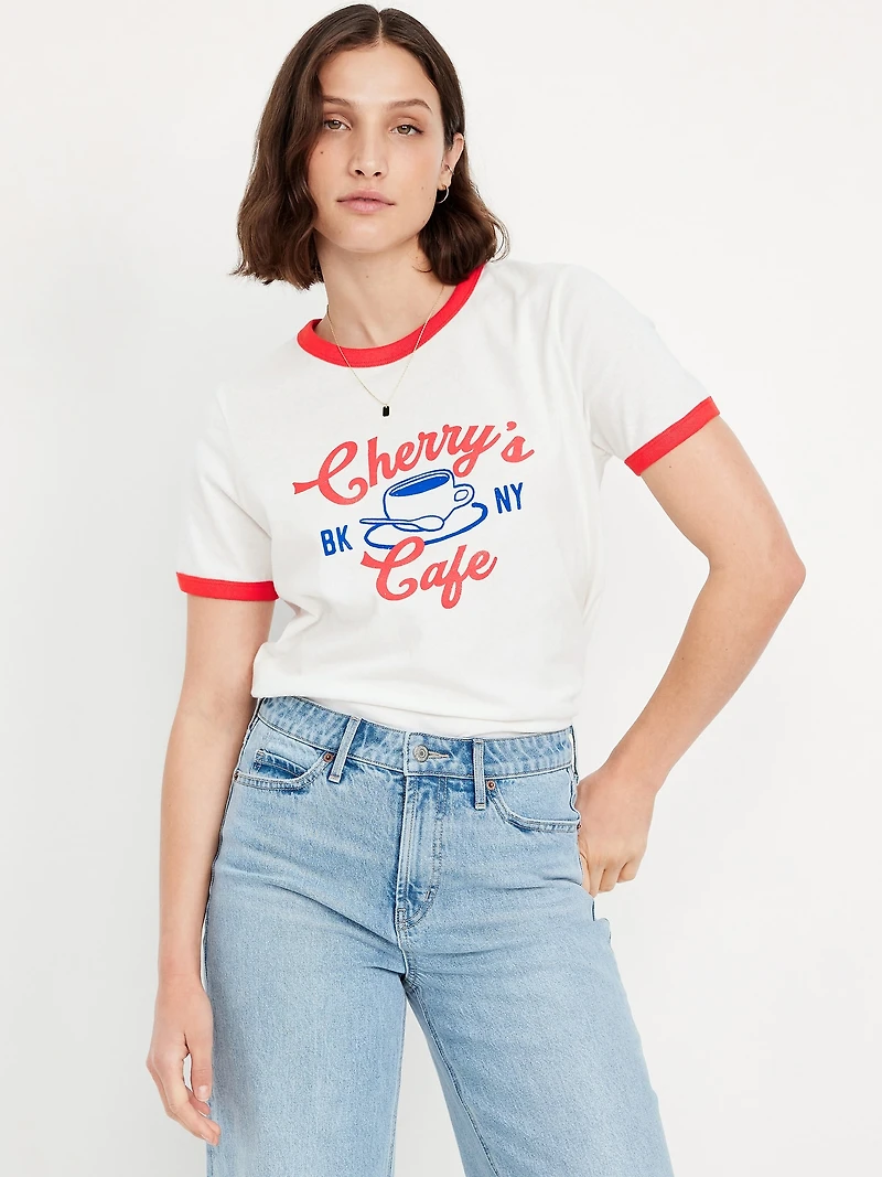 EveryWear Graphic Ringer T-Shirt