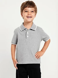 Short-Sleeve Pique Polo Shirt for Toddler Boys
