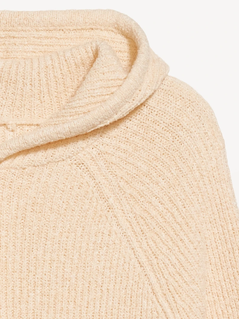 Bouclé Pullover Hoodie Sweater