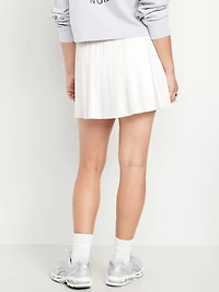 Extra High-Waisted Micro-Pleated Performance Skort