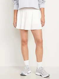 Extra High-Waisted Micro-Pleated Performance Skort