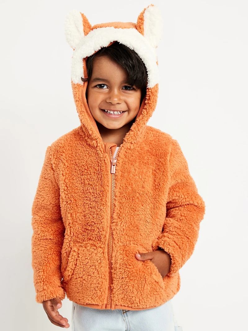 Critter Hooded Jacket for Toddler Boys