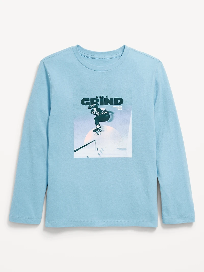 Long-Sleeve Graphic T-Shirt for Boys