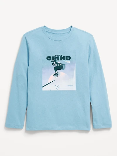 Long-Sleeve Graphic T-Shirt for Boys