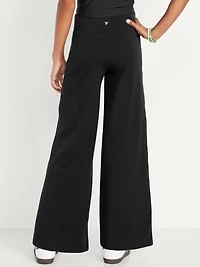 High-Waisted PowerChill Crossover Wide-Leg Leggings for Girls
