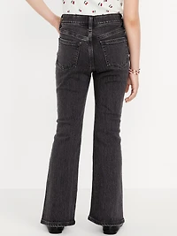 Wow High-Waisted Flare Jeans for Girls