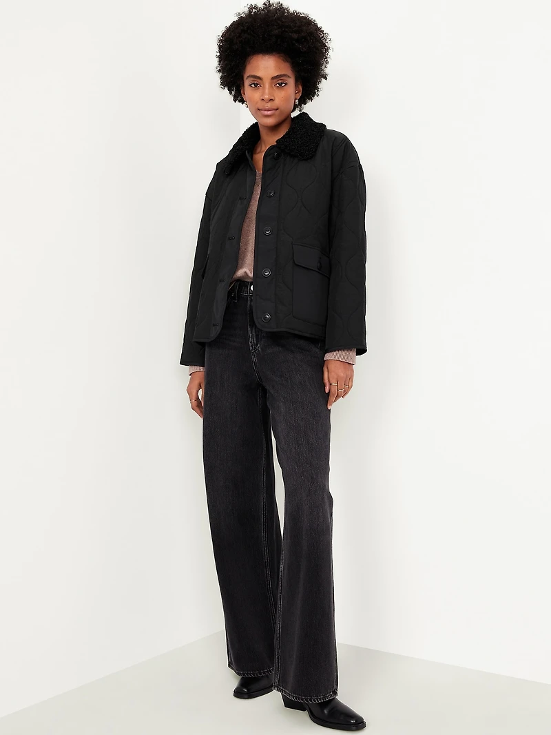 Quilted Nylon Jacket