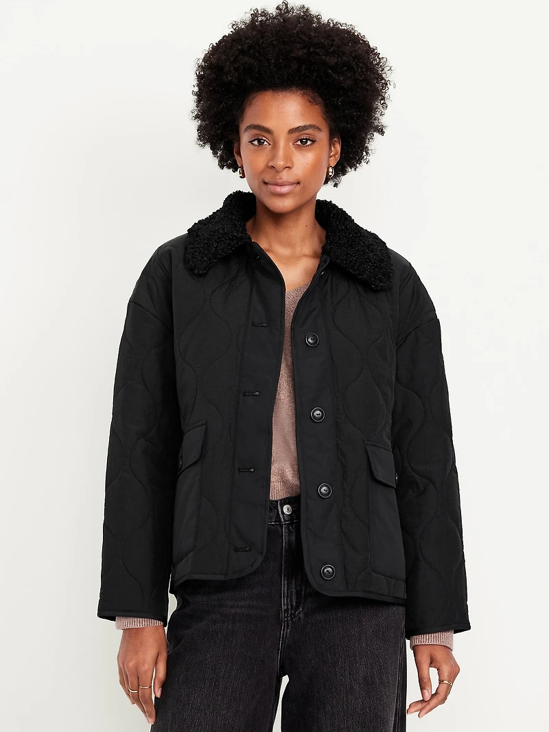 Quilted Nylon Jacket
