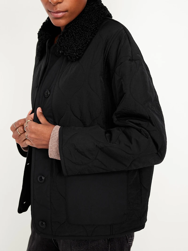 Quilted Nylon Jacket