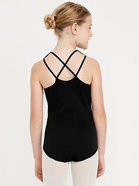 Seamless Fitted Sleeveless Leotard for Girls