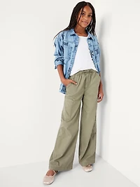Pull-On Super Baggy Cargo Pants for Girls