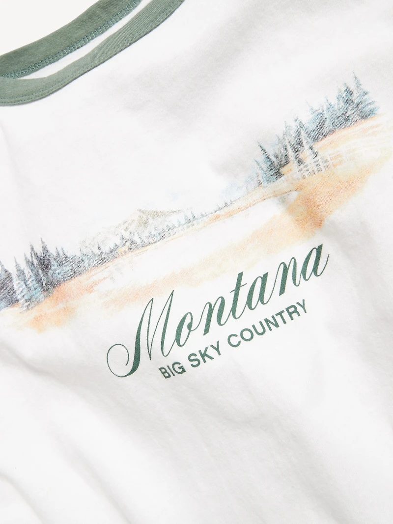 EveryWear Graphic Ringer T-Shirt