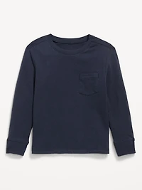 Long-Sleeve Pocket T-Shirt for Toddler Boys