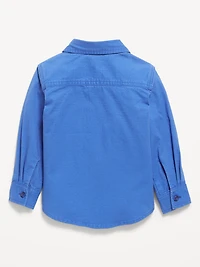 Long-Sleeve Pocket Ripstop Shirt for Toddler Boys