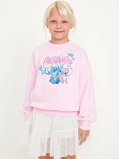 Disney© Lilo & Stitch Oversized Graphic Tunic Sweatshirt for Girls