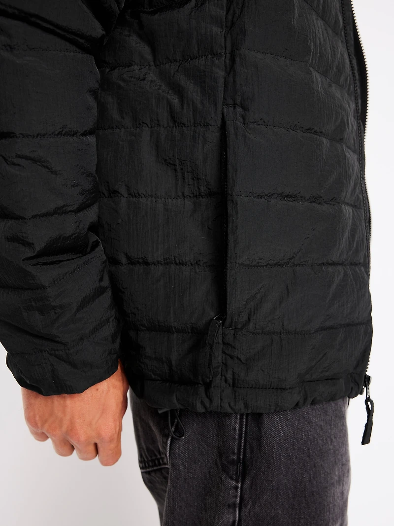 Water-Resistant Narrow-Channel Nylon Puffer Jacket