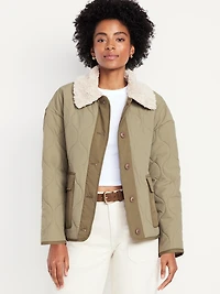 Quilted Nylon Jacket
