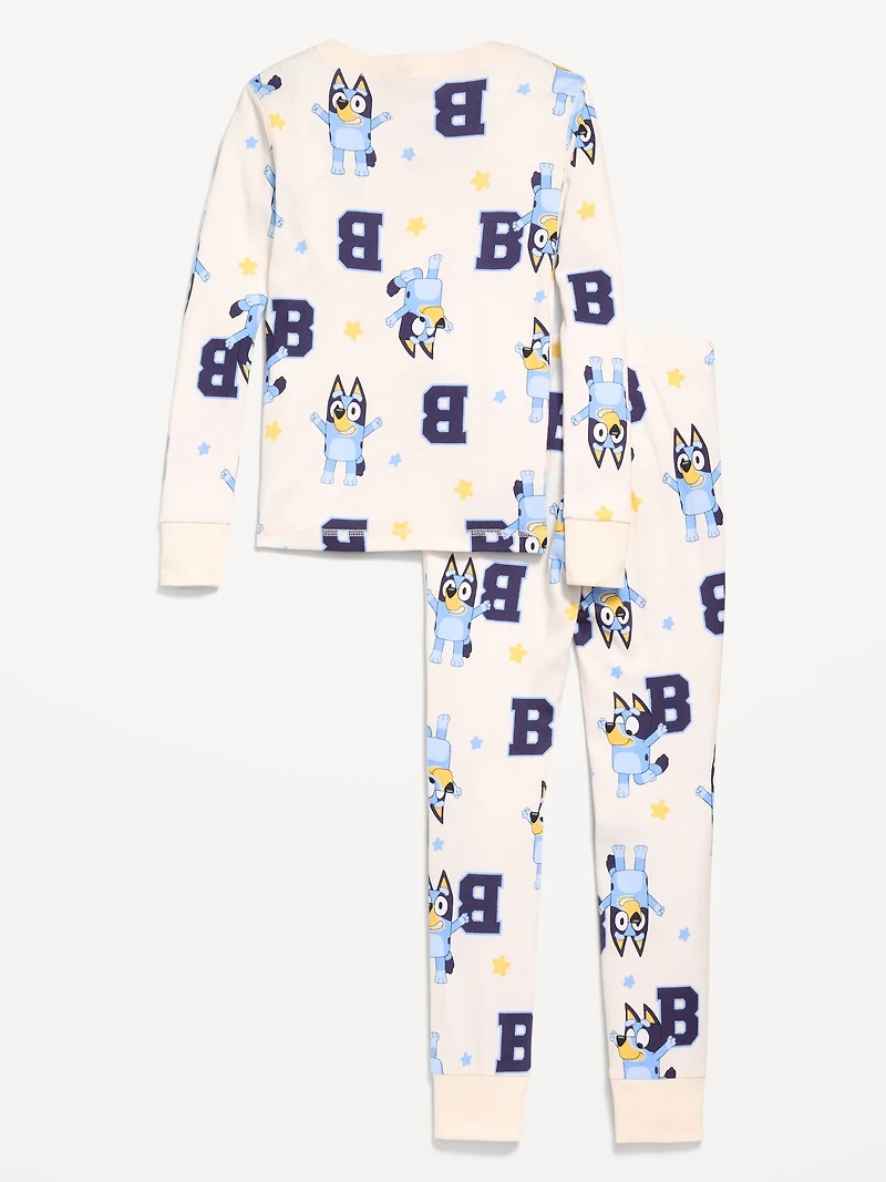 Bluey™ Gender-Neutral Snug-Fit Graphic Pajama Set for Kids