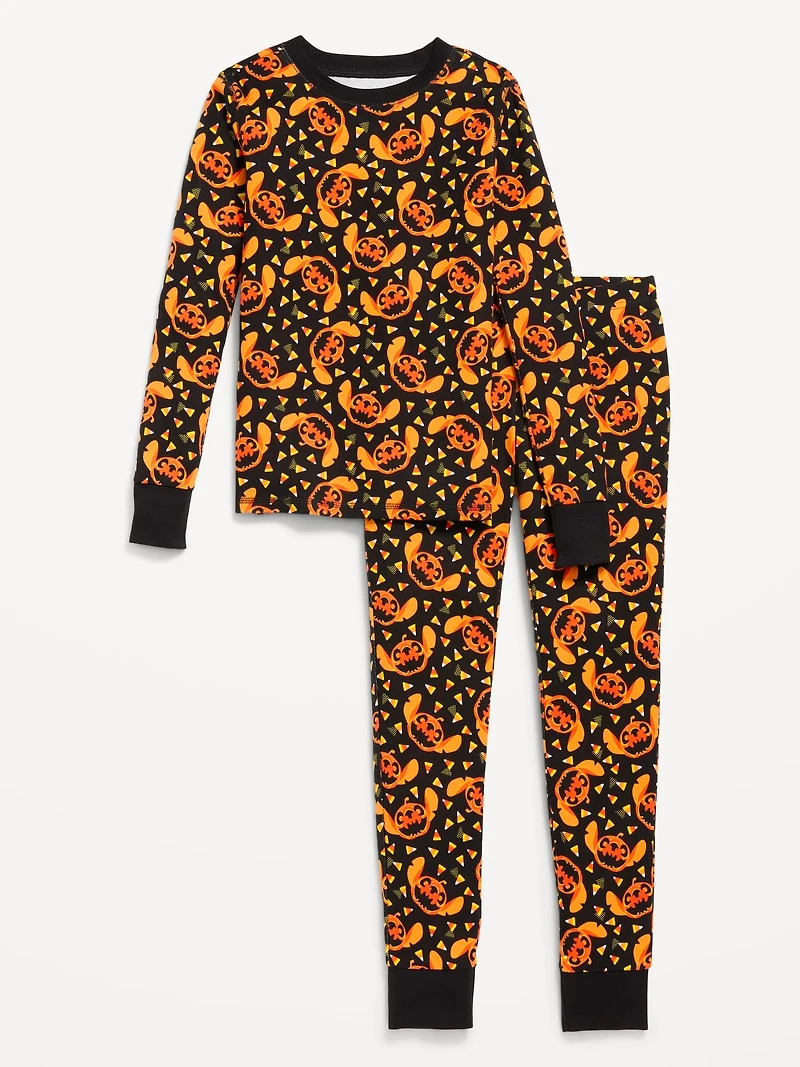 Disney© Halloween Stitch Gender-Neutral Snug-Fit Graphic Pajama Set for Kids