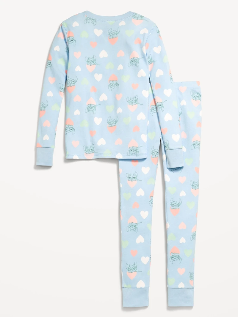 Disney© Lilo & Stitch Snug-Fit Graphic Pajama Set for Girls