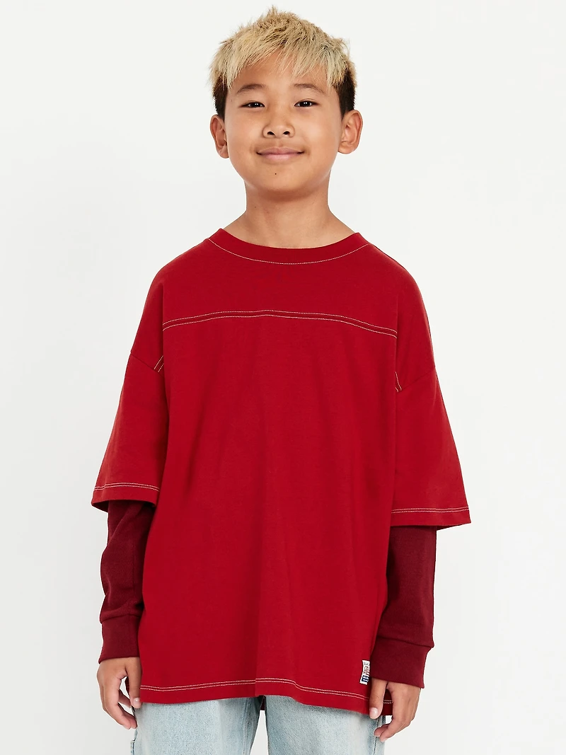 2-In-1 Oversized T-Shirt for Boys