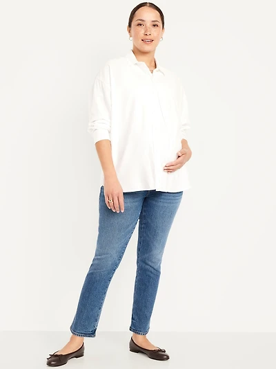 Maternity Full-Panel Vintage Slim Jeans