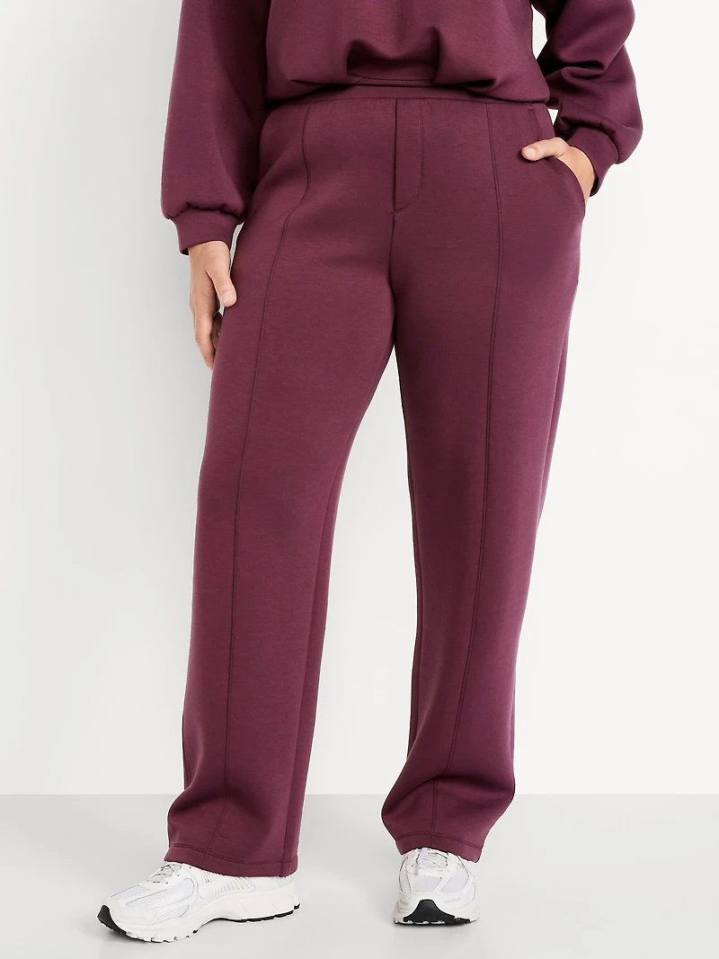 High-Waisted Bounce Fleece Trouser Sweatpants