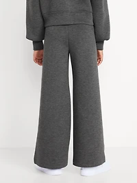 High-Waisted Bounce Fleece Wide-Leg Sweatpants for Girls