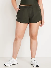 Mid-Rise StretchTech Run Shorts - 3-inch inseam