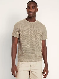 Crew-Neck Striped T-Shirt