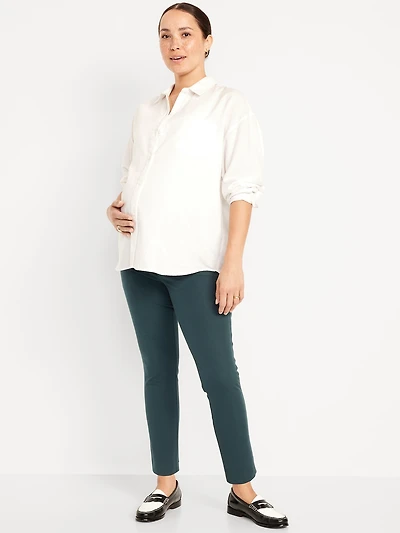 Maternity Full-Panel Pixie Ankle Pants