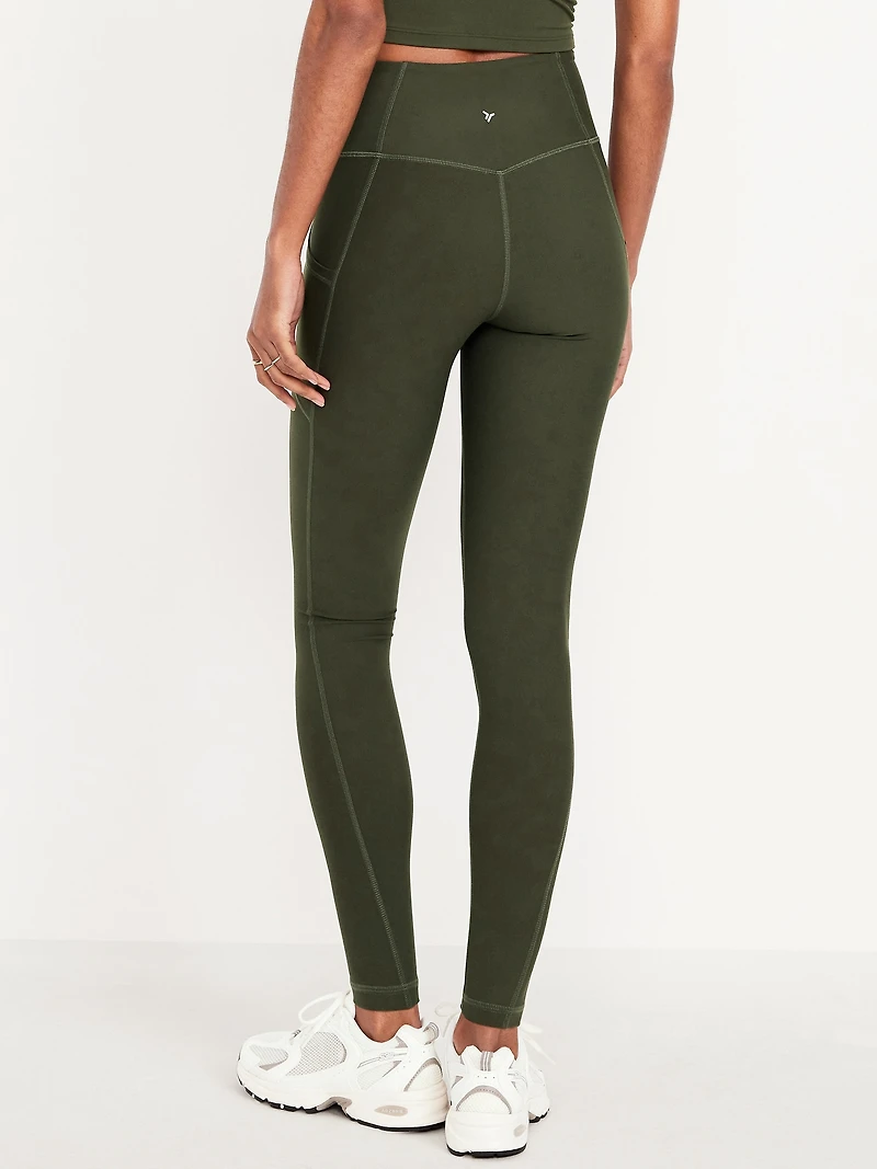 High-Waisted PowerSoft Full-Length Pocket Leggings