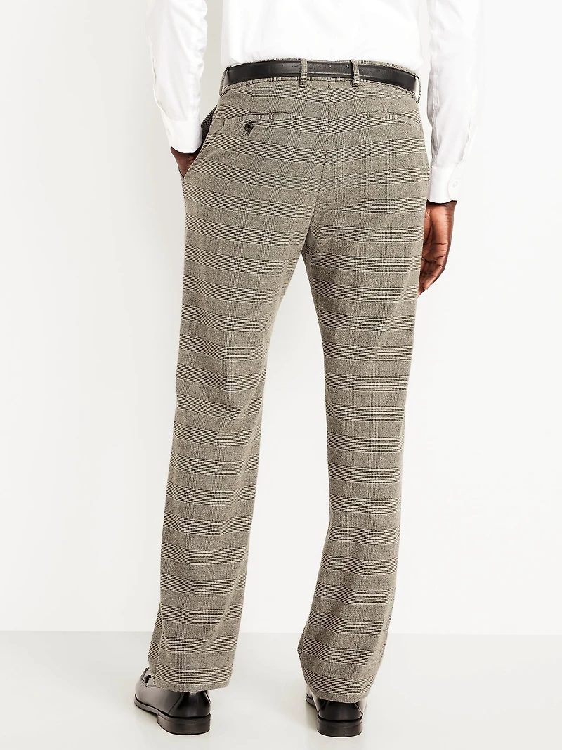 90's Straight Textured Trouser Pants