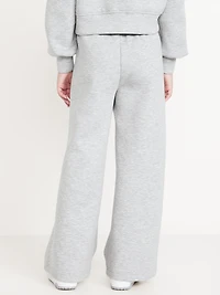 High-Waisted Bounce Fleece Wide-Leg Sweatpants for Girls