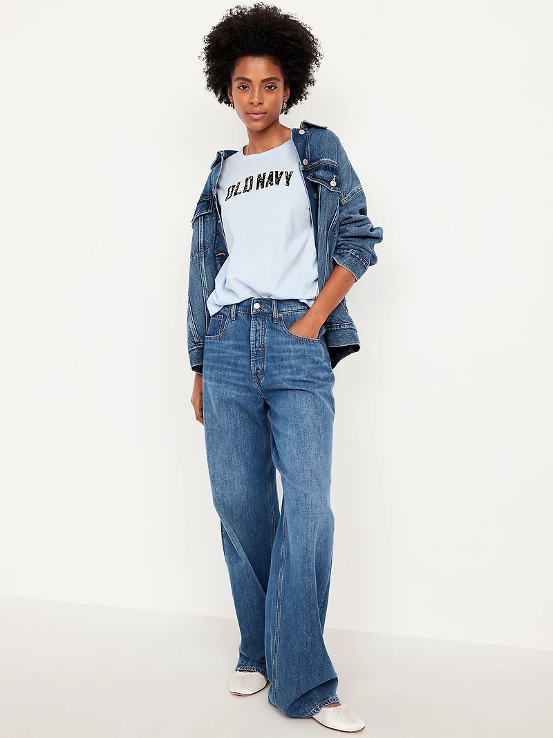 EveryWear Crew-Neck Logo-Graphic T-Shirt