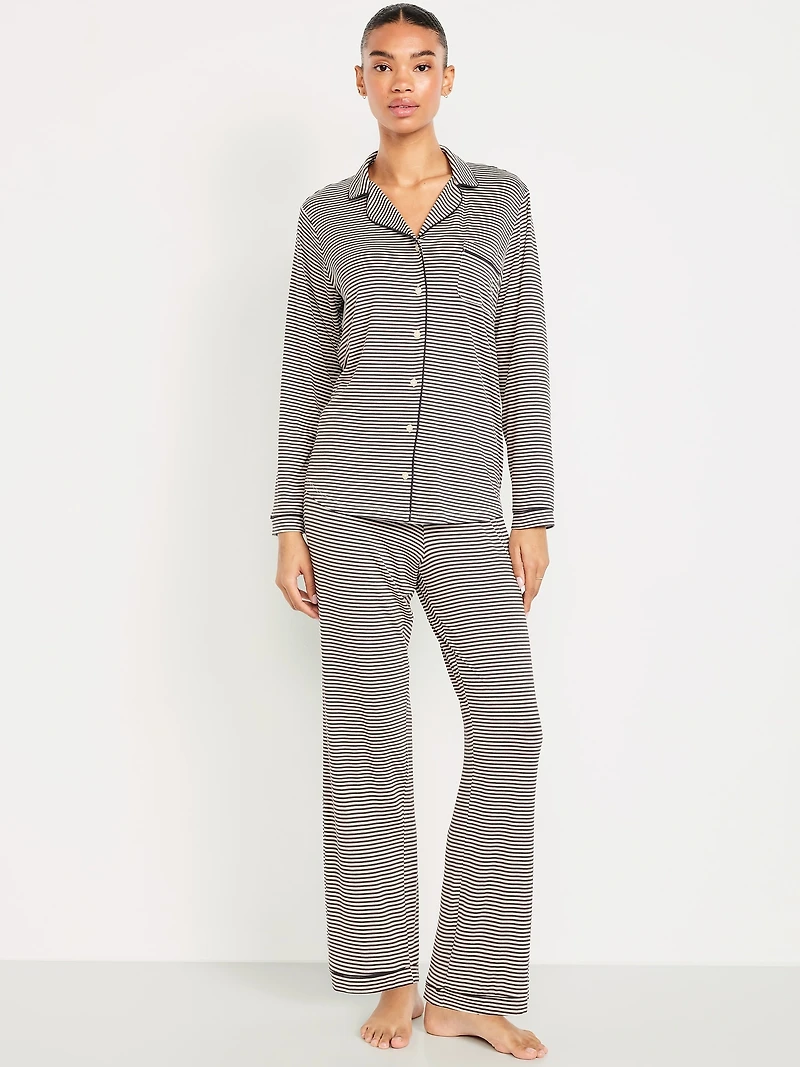 Knit Pajama Pant Set