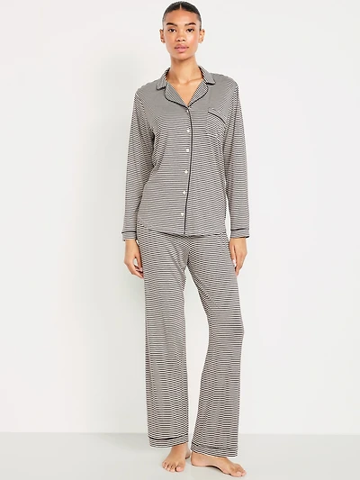 Knit Pajama Pant Set