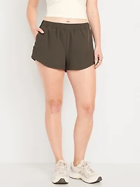 Mid-Rise StretchTech Run Shorts - 3-inch inseam