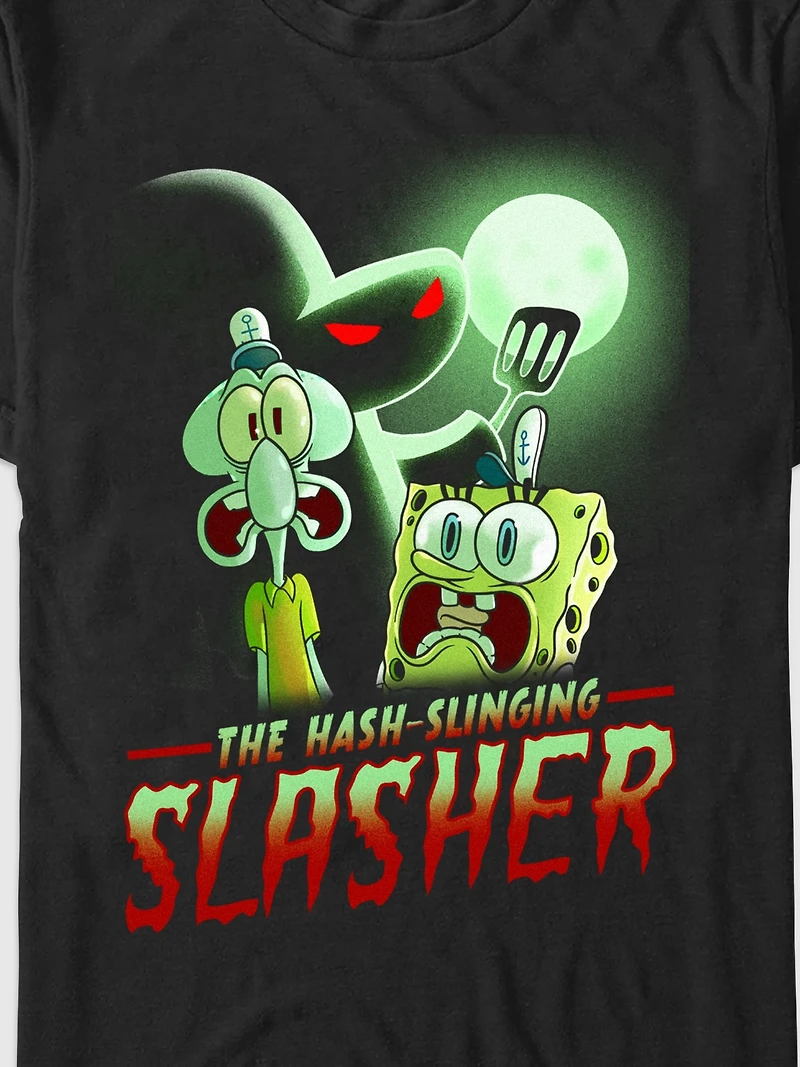 Spongebob Hash Slinging Tee Graphic T-Shirt