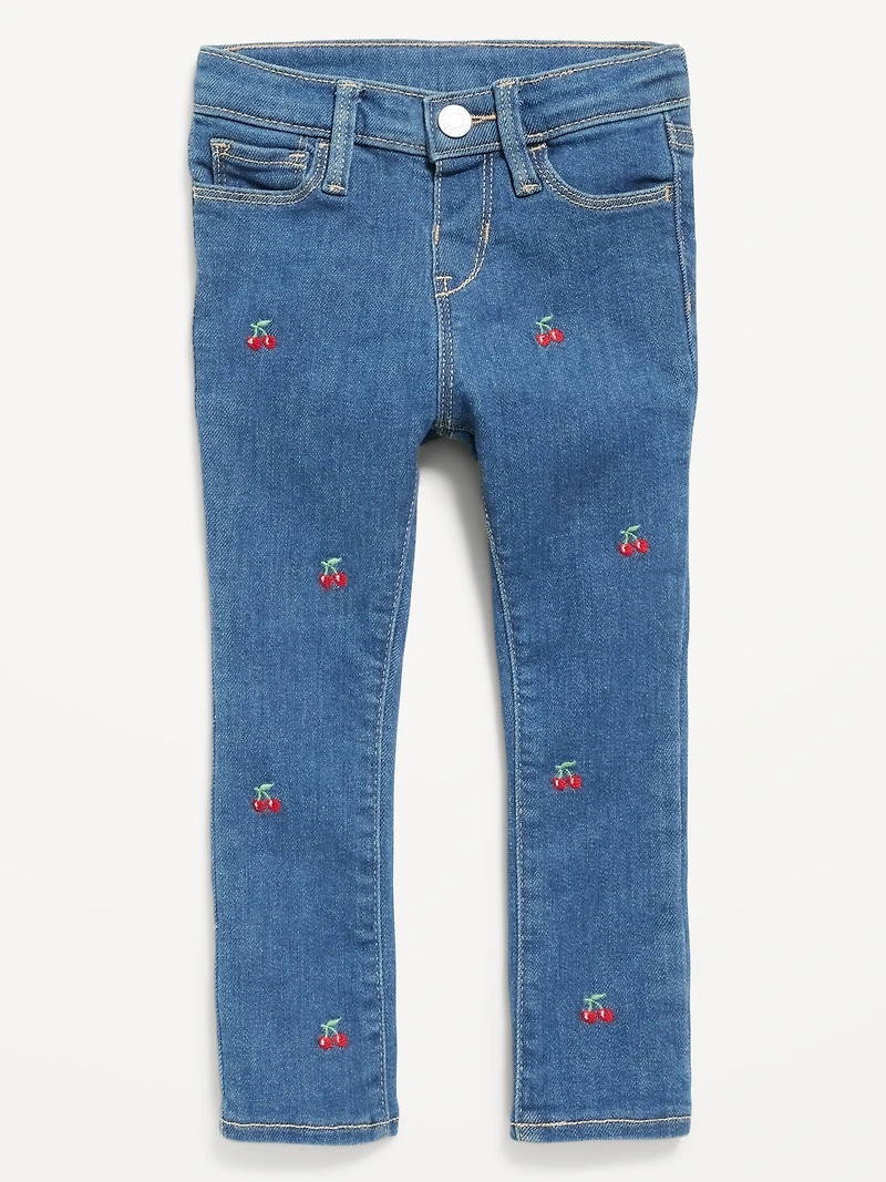 High-Waisted Rockstar 360° Stretch Jeggings for Toddler Girls